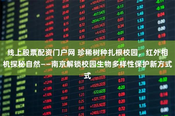 线上股票配资门户网 珍稀树种扎根校园，红外相机探秘自然——南京解锁校园生物多样性保护新方式